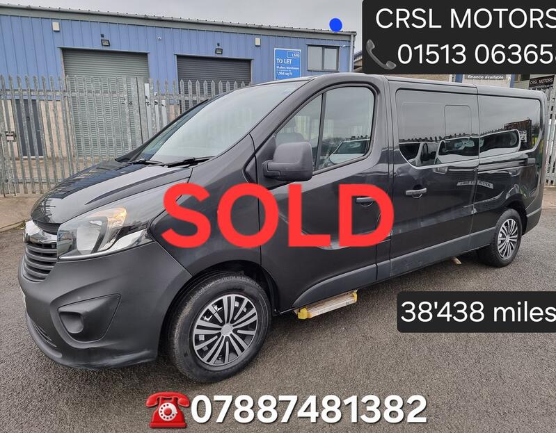 VAUXHALL VIVARO 1.6 CDTi 2900 BiTurbo ecoFLEX 2017